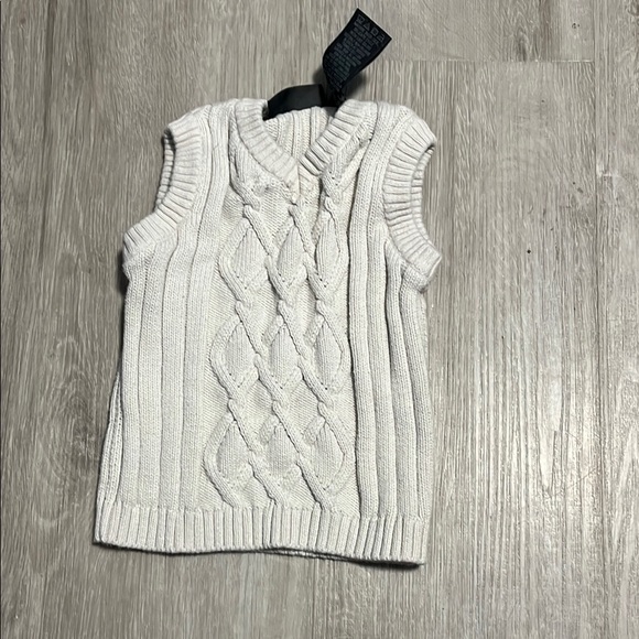 Reaction Kenneth Cole Cable Knit Sleeveless Sweater Vest 24M - Picture 1 of 1